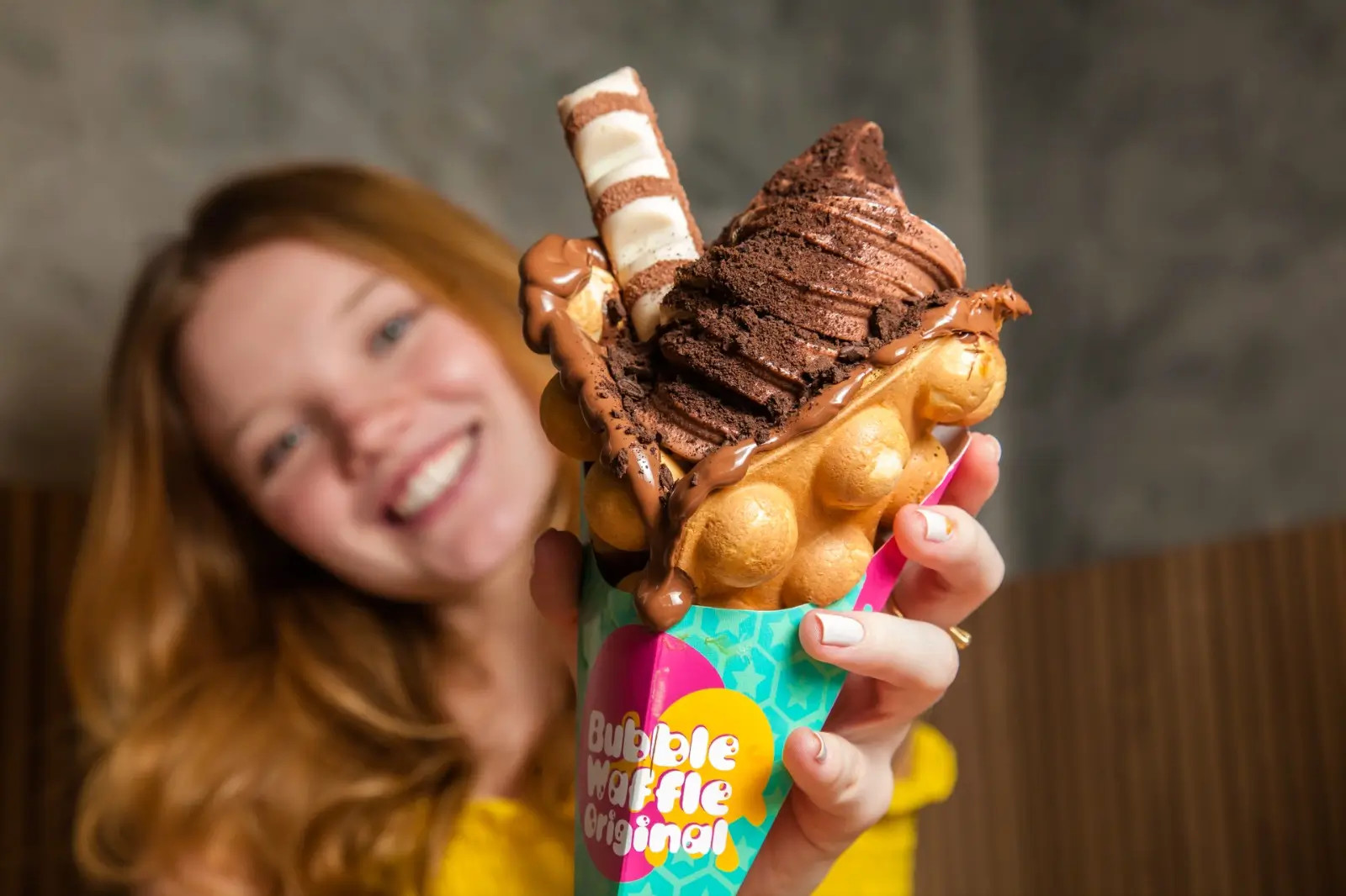 Bubble Waffle Original chega ao Brasil pela Seu Churros